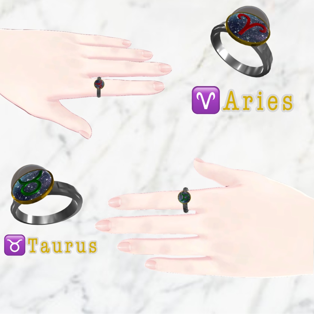 Zodiac Ring 単品&フルセット(2/23まで半額セール中)