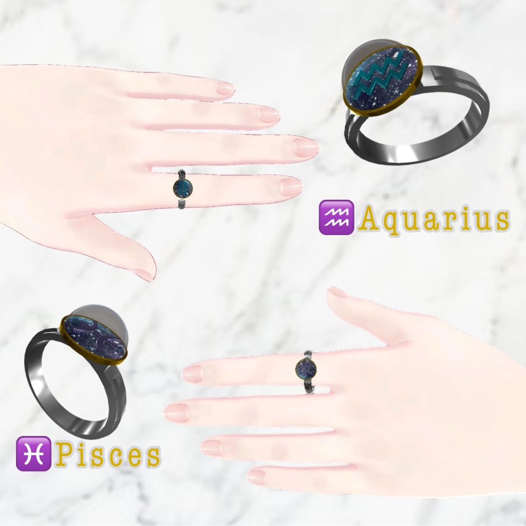 Zodiac Ring 単品&フルセット(2/23まで半額セール中)