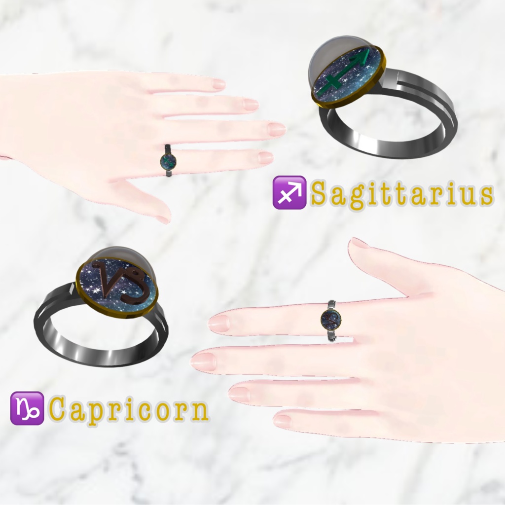 Zodiac Ring 単品&フルセット(2/23まで半額セール中)