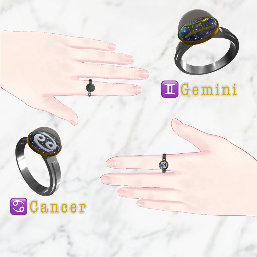 Zodiac Ring 単品&フルセット(2/23まで半額セール中)