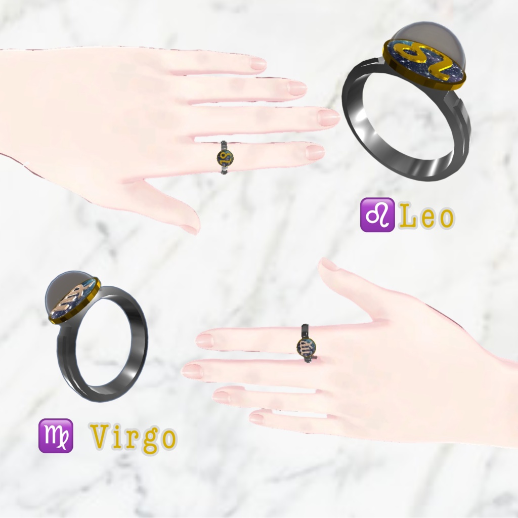Zodiac Ring 単品&フルセット(2/23まで半額セール中)