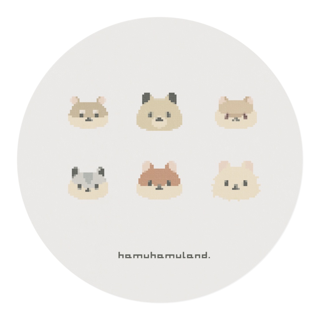 ドット絵ハムスターのマスキングテープ