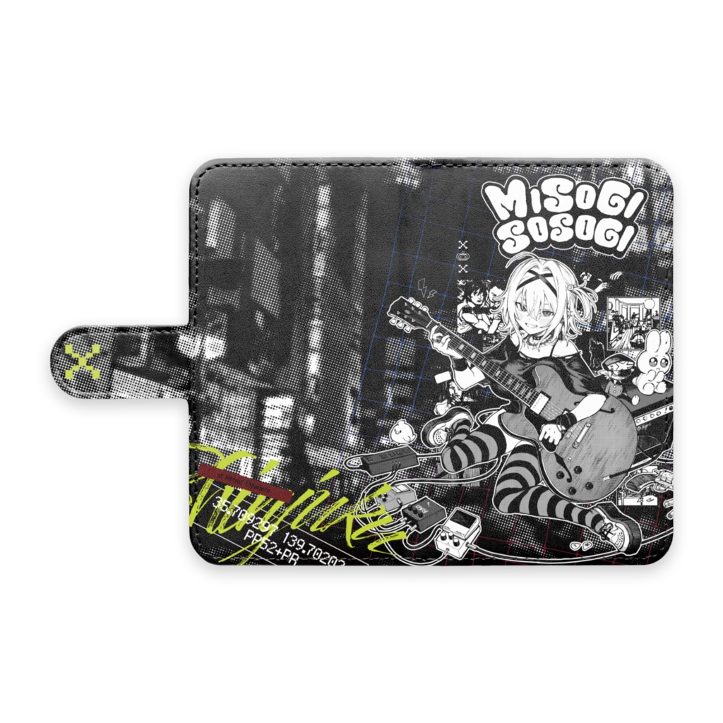 VSTRそそぎちゃん手帳型スマホケース