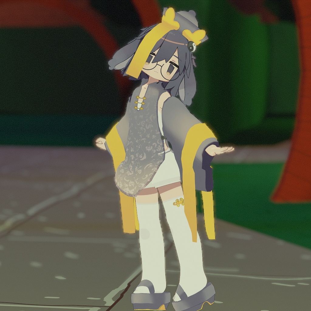 うささきキョンシーチャイナ服