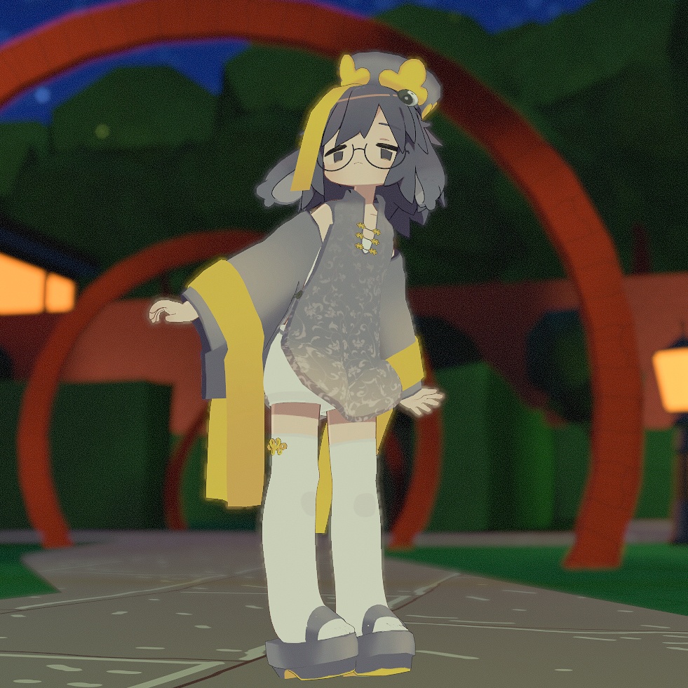 うささきキョンシーチャイナ服