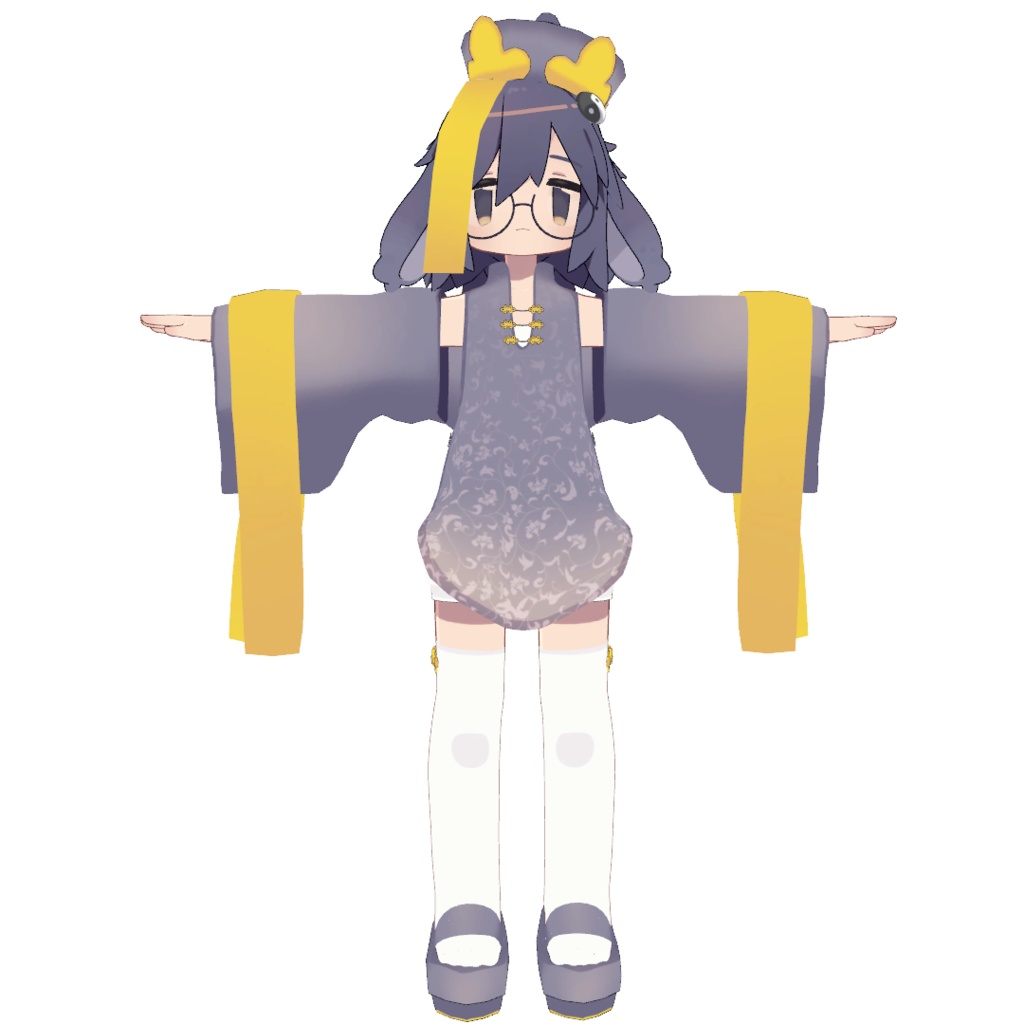 うささきキョンシーチャイナ服