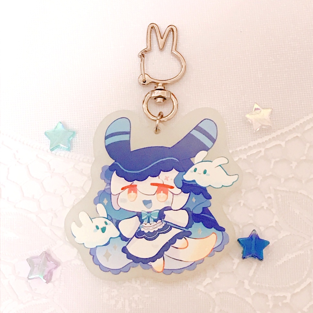 なめくじおばけぴかぴか蓄光アクキー