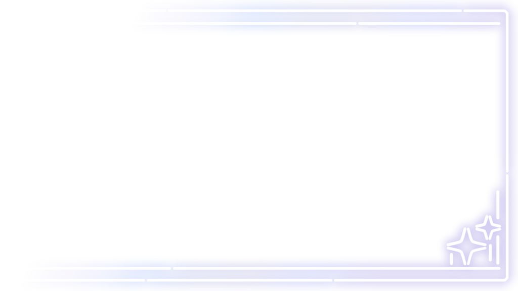 【無料素材】ネオン風ライブフレーム - グラデーション