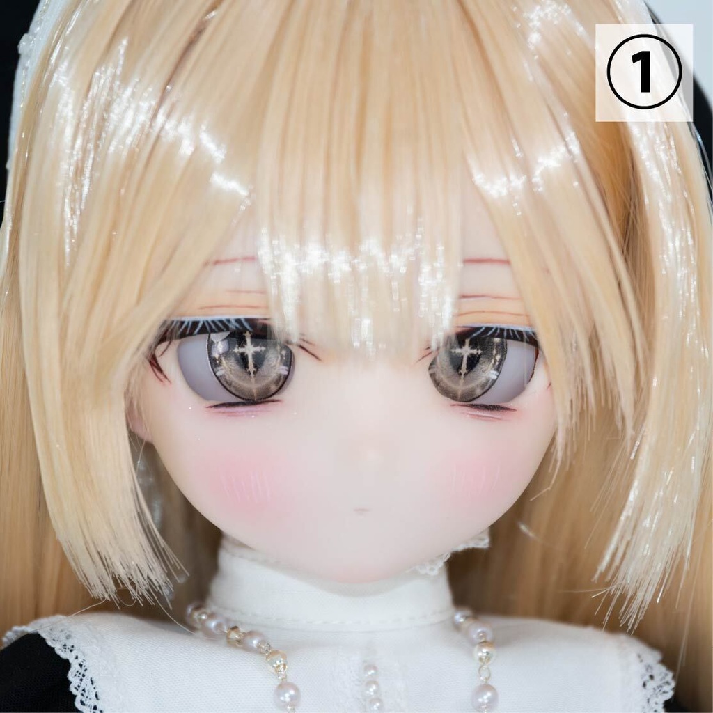 [20mm相当カボションアイ]Cross・Black