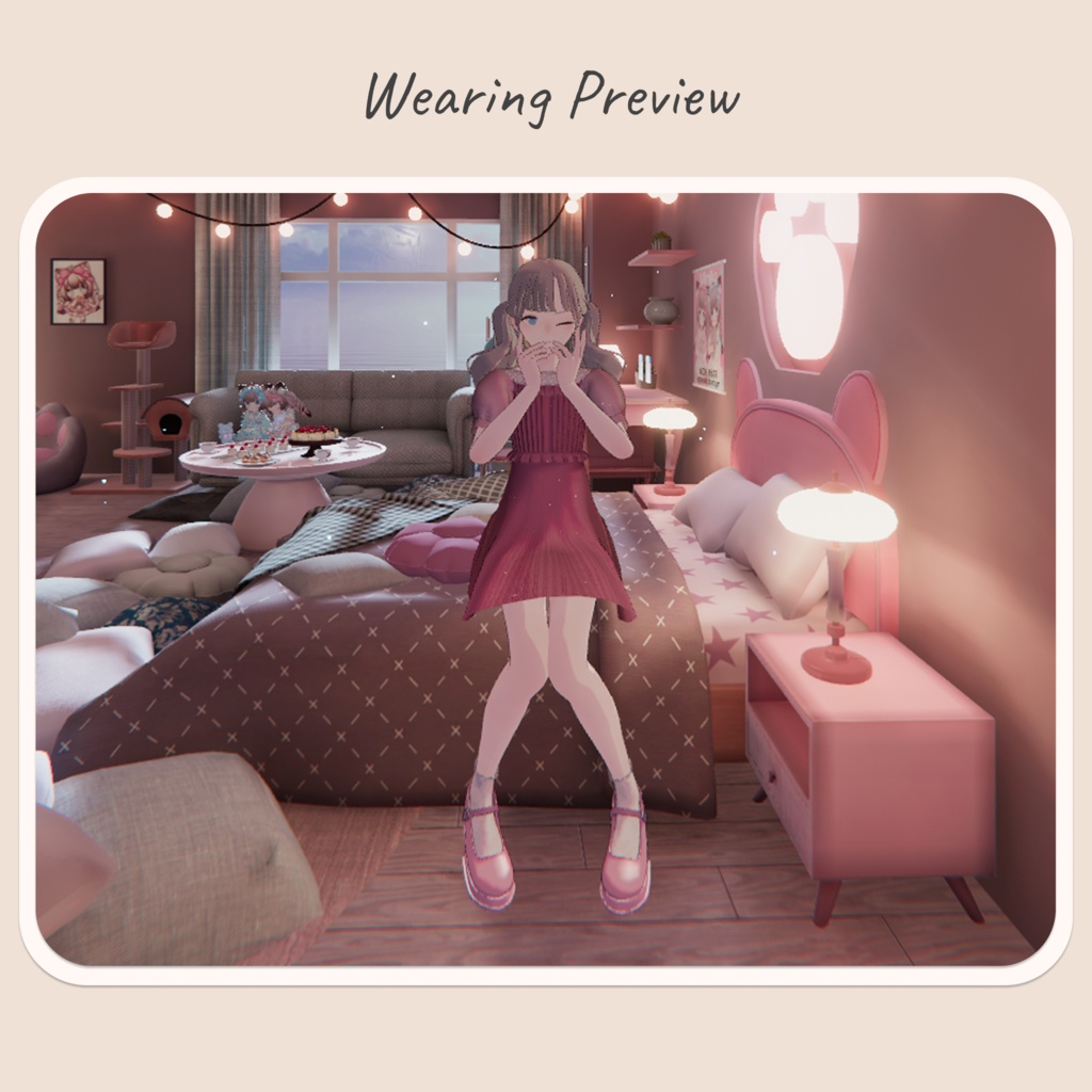 【Lapwing】Airy Frill Dress