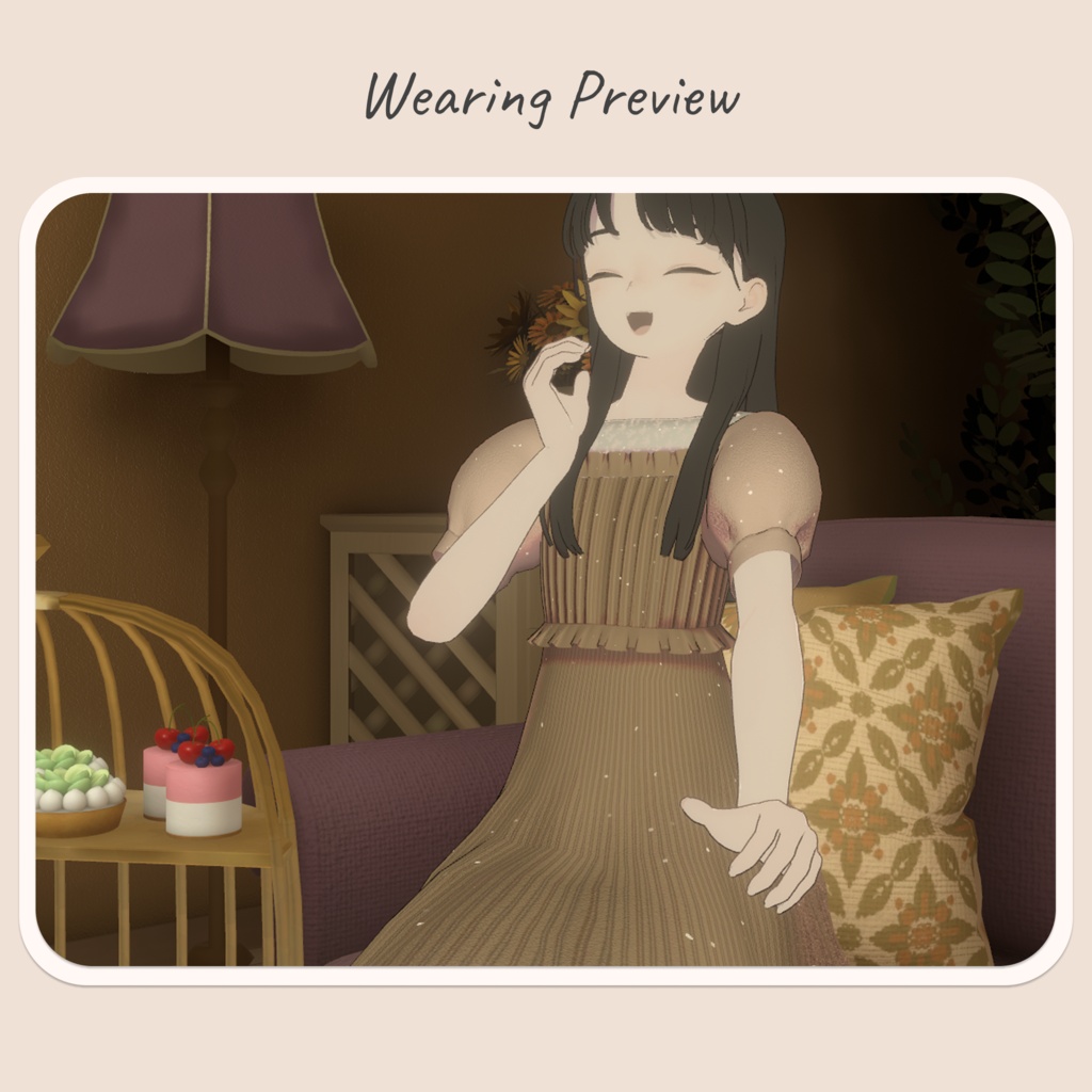 【Lapwing】Airy Frill Dress