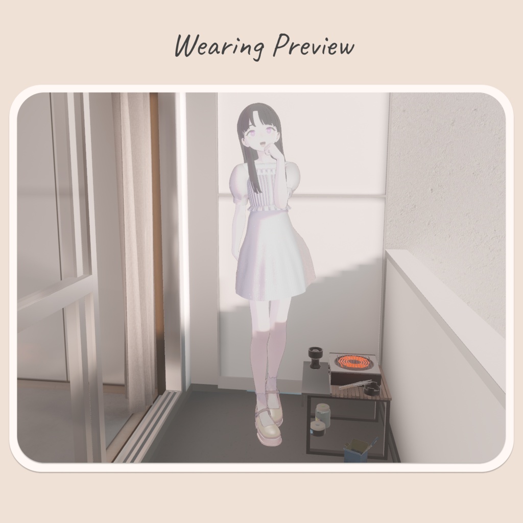 【Lapwing】Airy Frill Dress