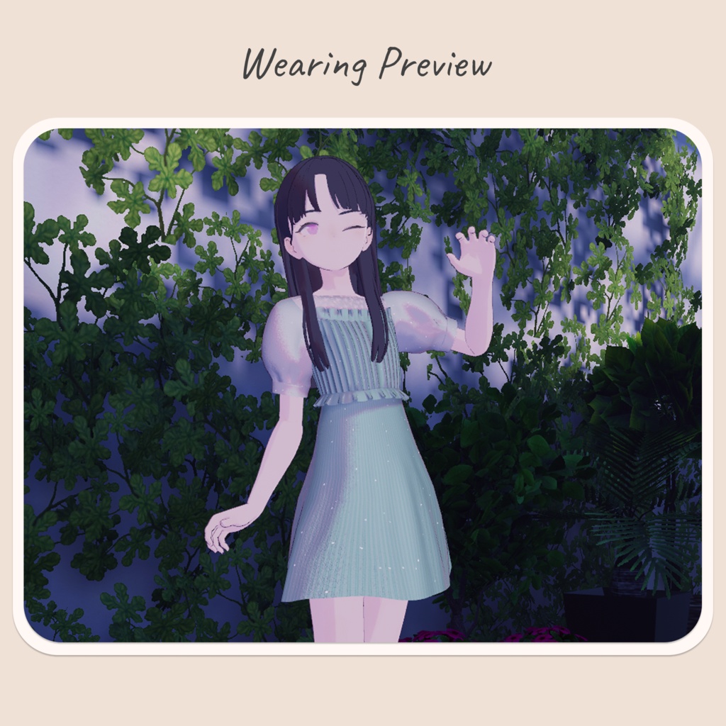 【Lapwing】Airy Frill Dress