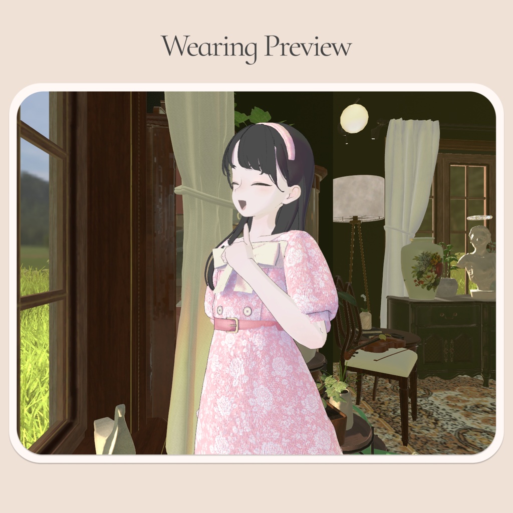 【Lapwing】Sugar Ribbon Dress