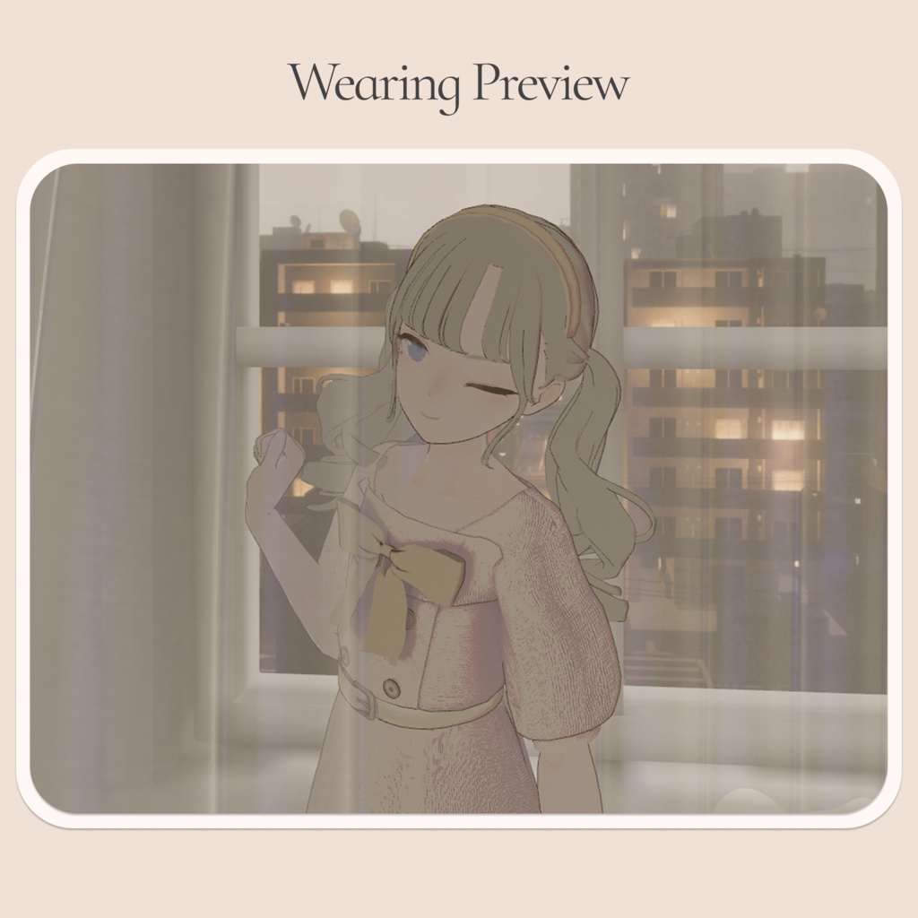 【Lapwing】Sugar Ribbon Dress