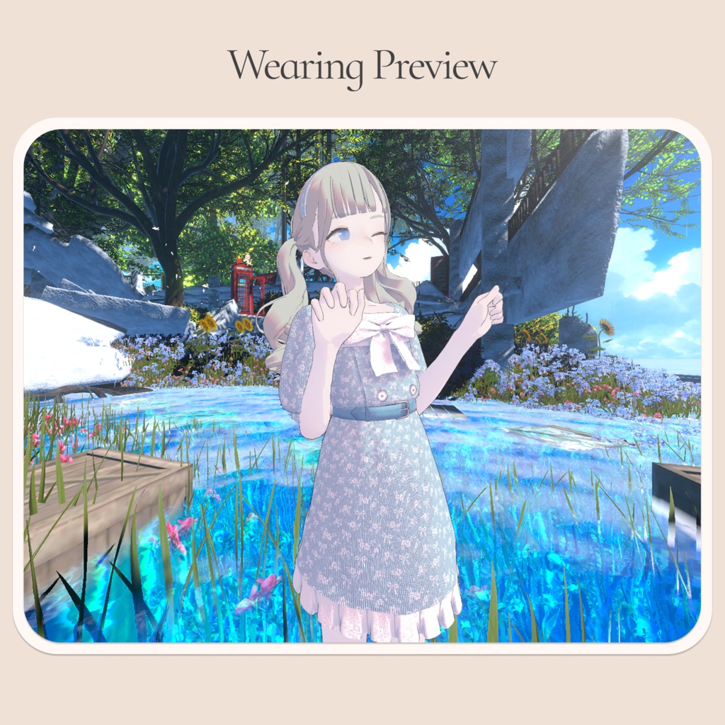 【Lapwing】Sugar Ribbon Dress