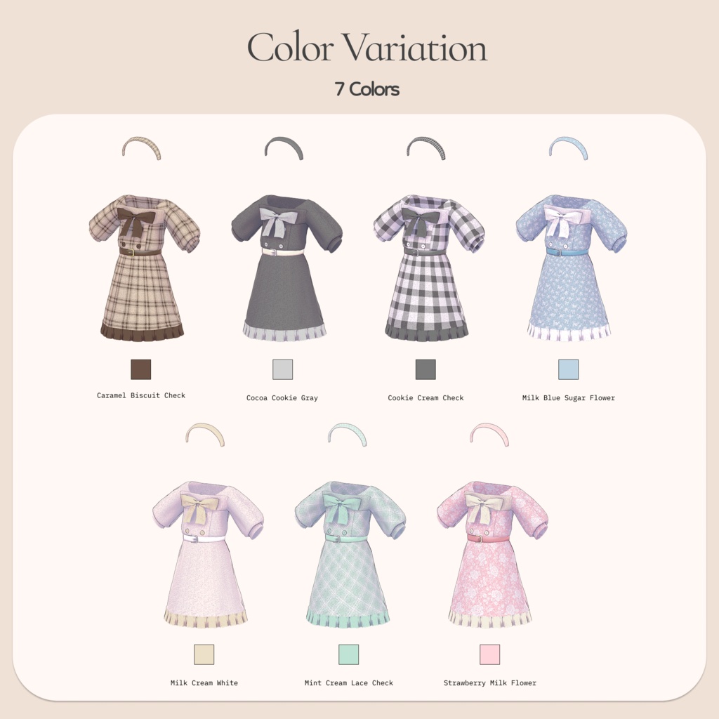 【Lapwing】Sugar Ribbon Dress
