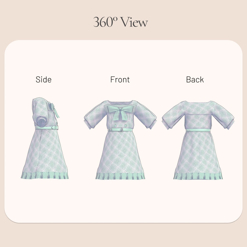 【Lapwing】Sugar Ribbon Dress