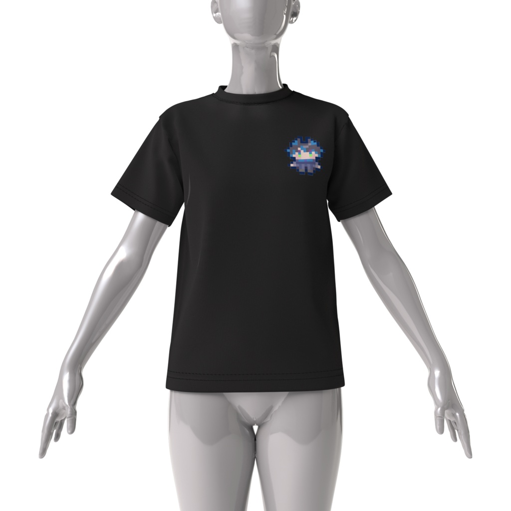 うんぴゃビッグシルエットTシャツ(黒)