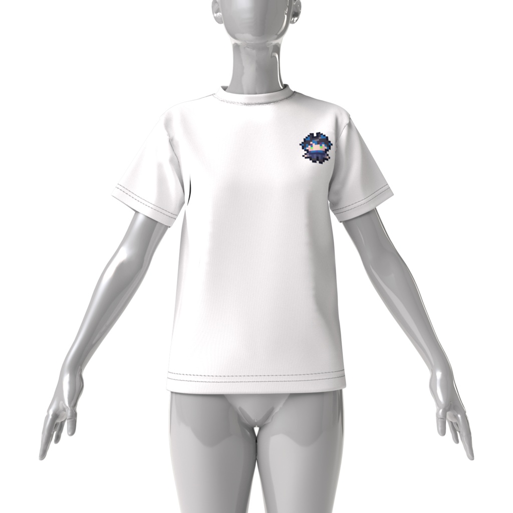 うんぴゃビッグシルエットTシャツ(白)