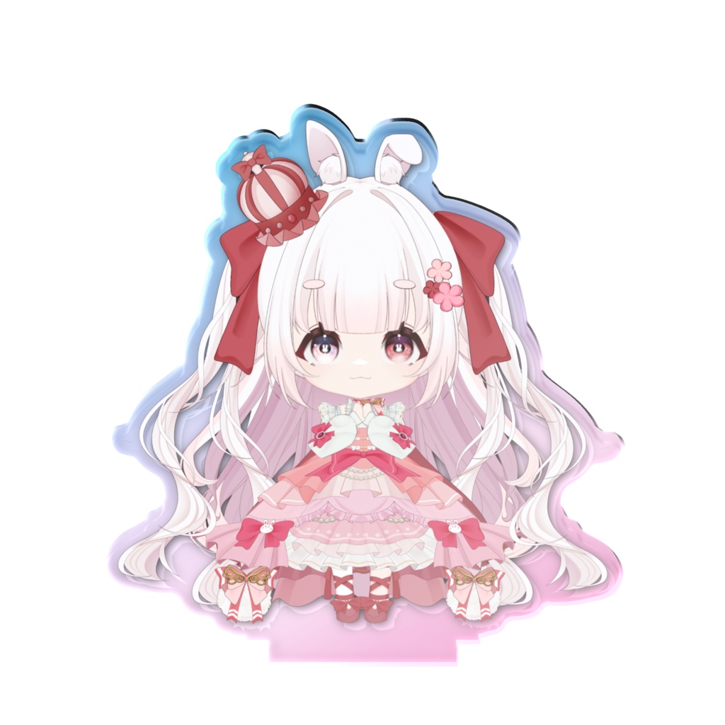 オーロラに輝いてみました。ゆめももです。アクリルスタンドな件