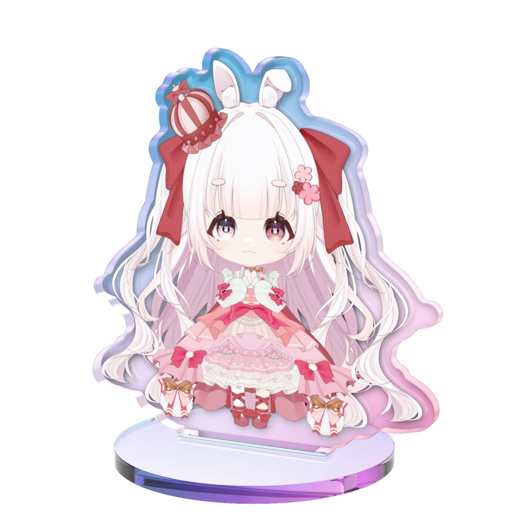 オーロラに輝いてみました。ゆめももです。アクリルスタンドな件