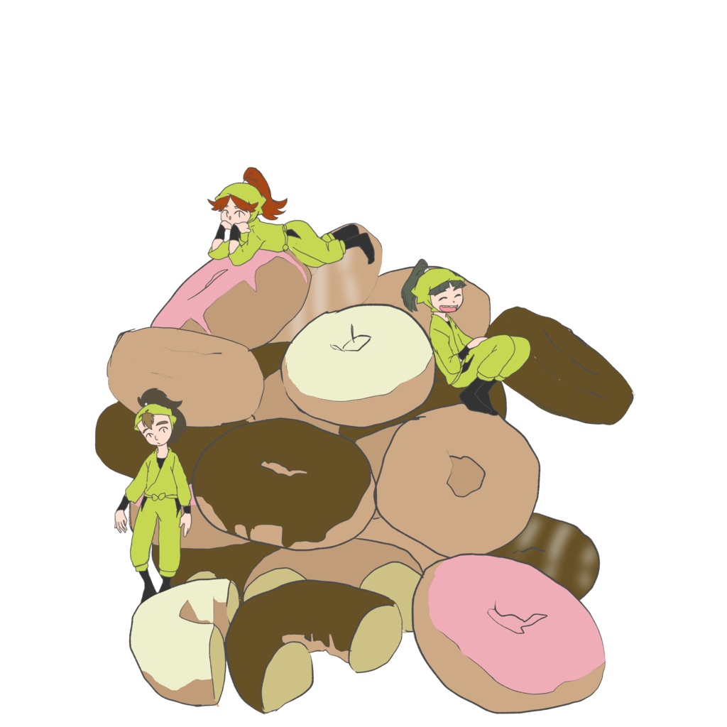 缶バッチ　三ろ