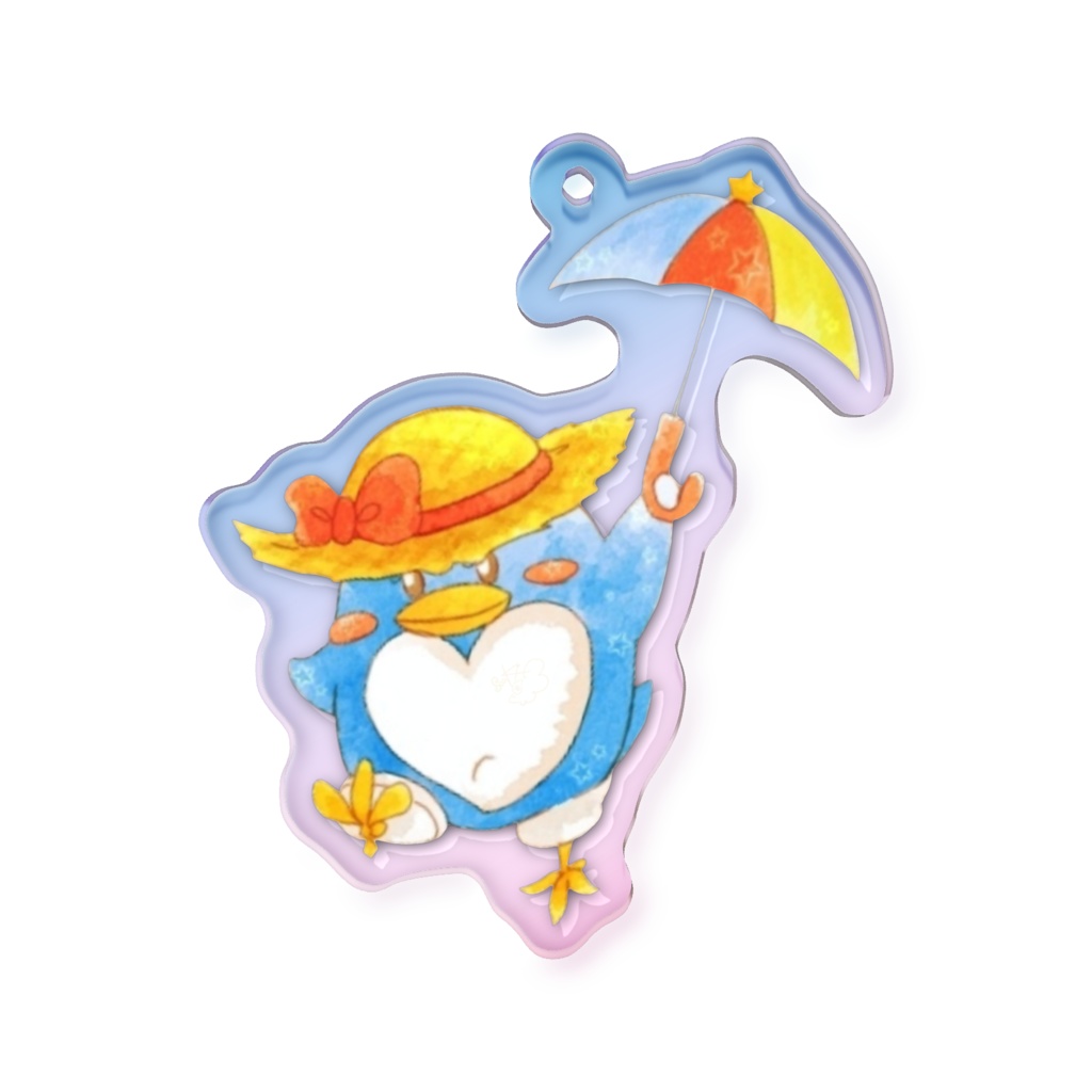 オーロラアクリルキーホルダー