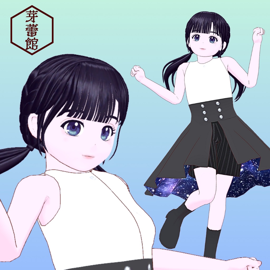 オリジナル3Dモデル「彩衣李 -Airi-」