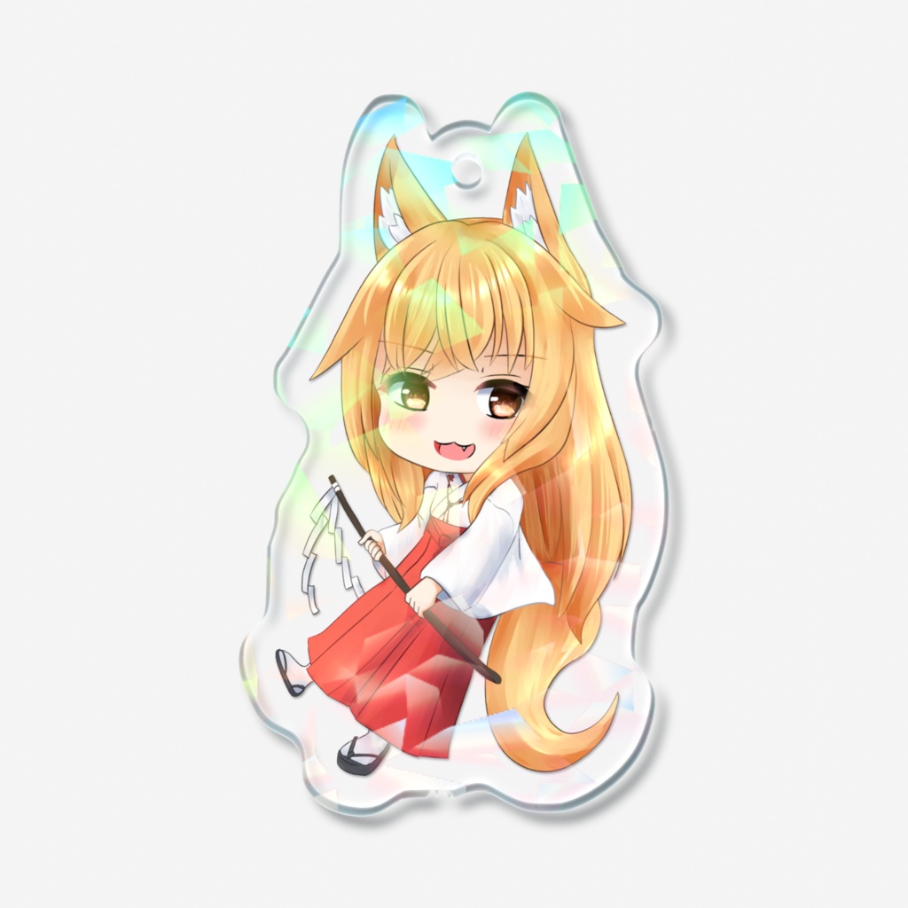 ちびキャラ風「いつものきつねちゃん」
