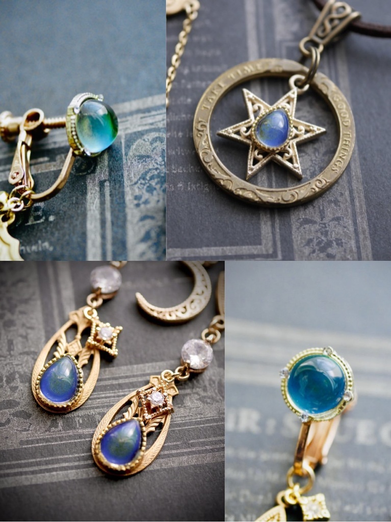 温度変化アクセサリー「RACIO - 天文塔の四季篇」各種