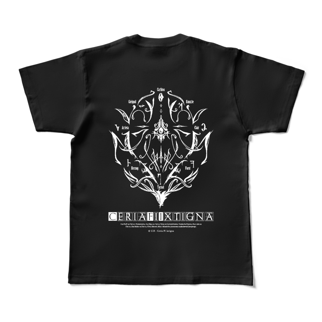 CfIXロゴ・Tシャツ(ブラック)