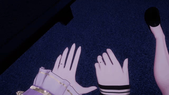 Heart pair ring