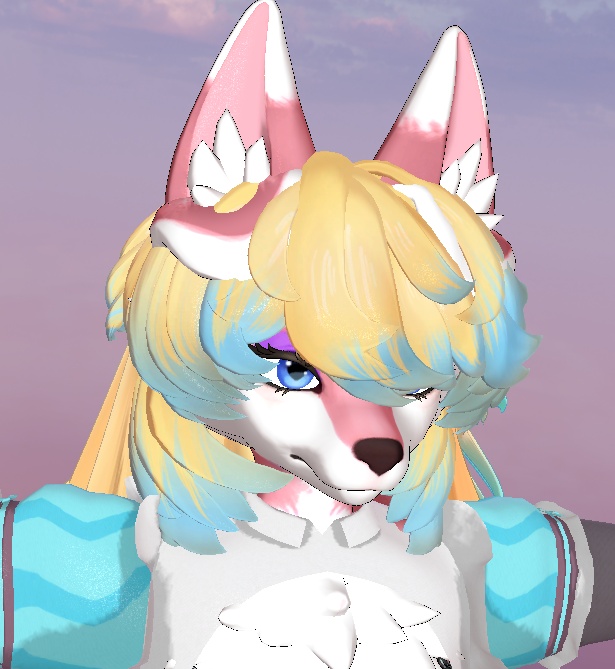 【無料/Free】MilkTeaFox Long curly hair for PuppyMoth