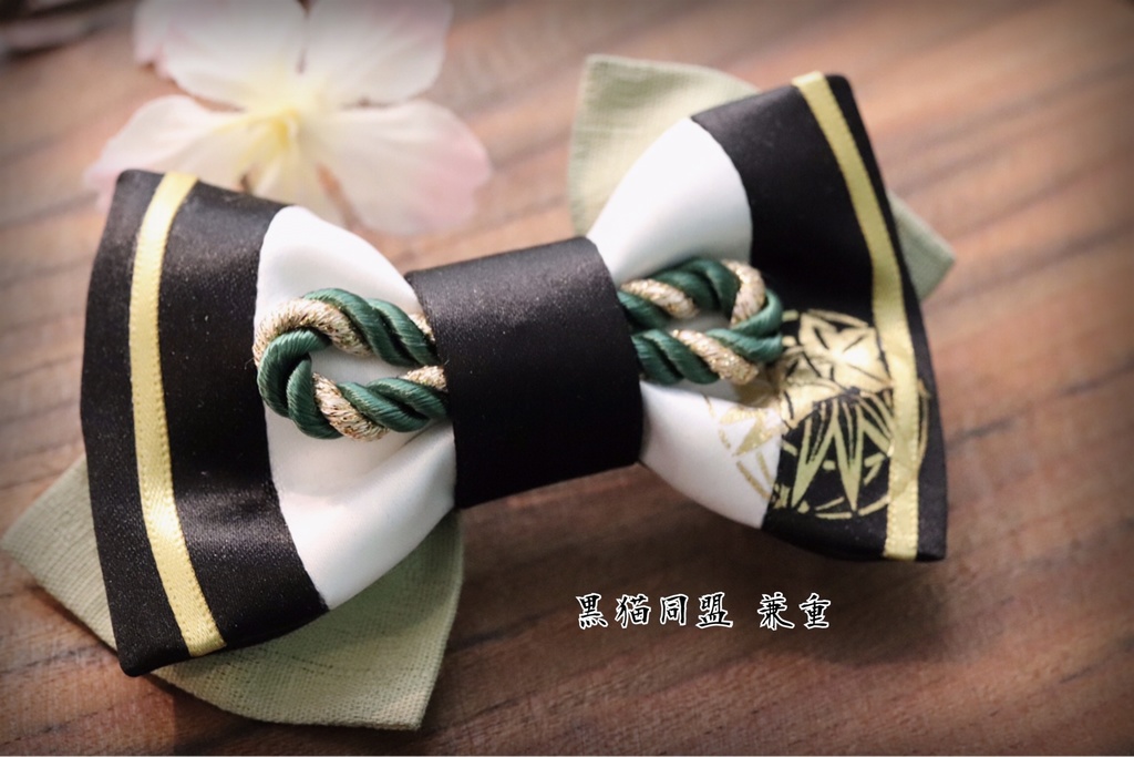 黒猫同盟 兼重 ピッコラ和風バレッタ 限定カラー2種