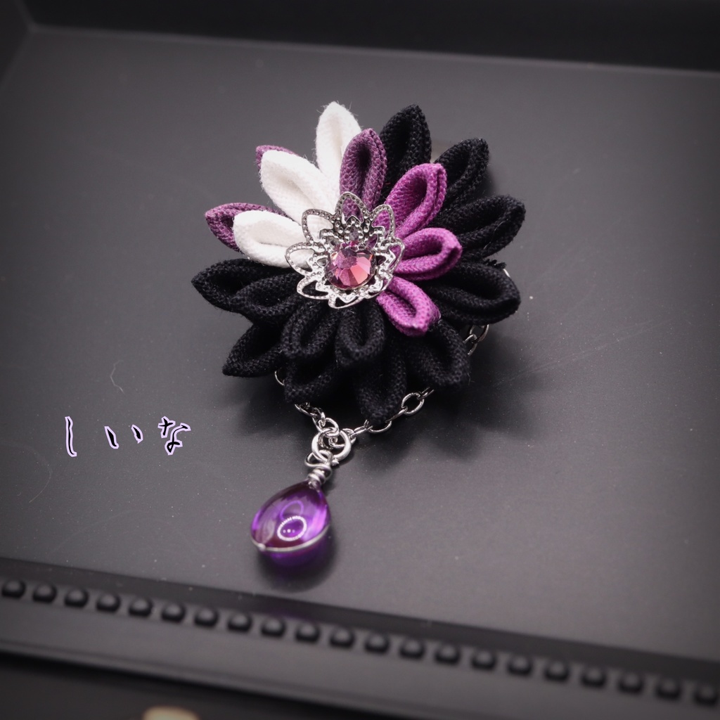 つまみ細工マルチクリップ❁蜻蛉