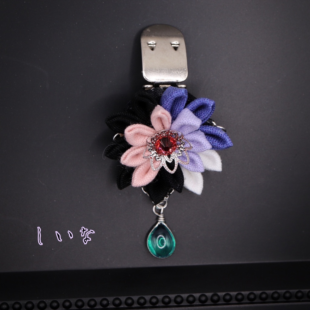 つまみ細工マルチクリップ❁千正