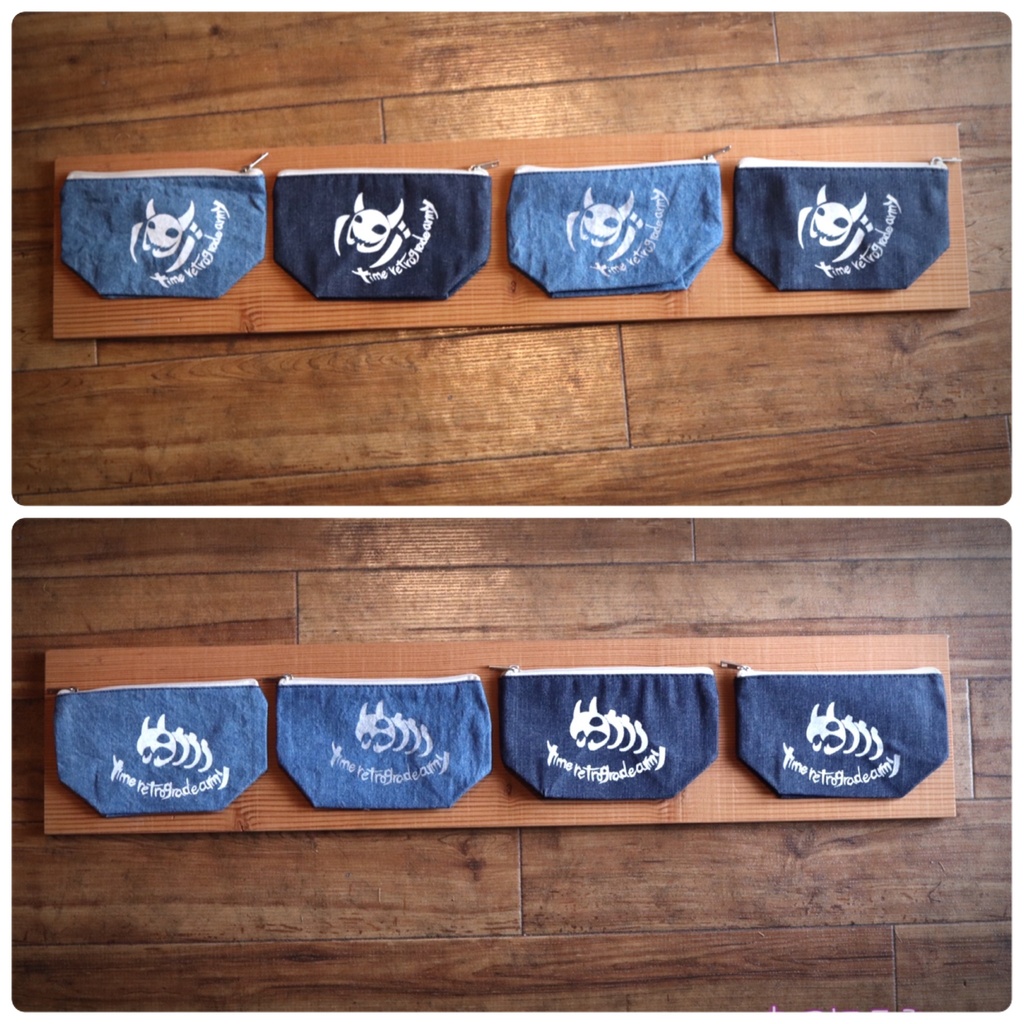 遡行軍イメージシルクスクリーンポーチ カラー2種類