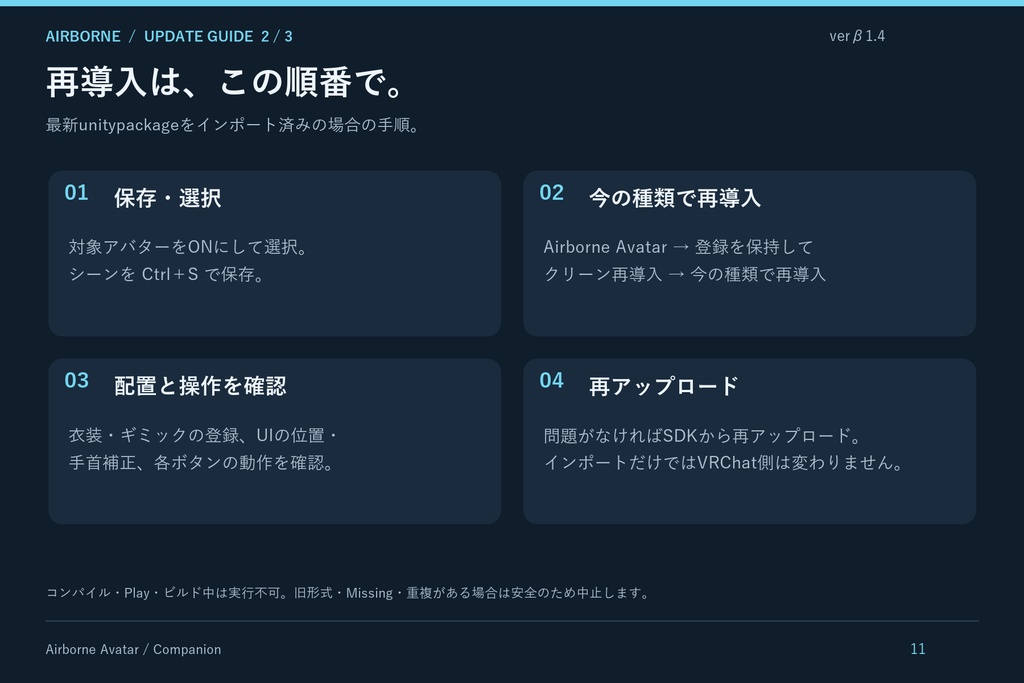 ☆更新 10/2 セール中!!『β1.4』AirBorne Avatar UI