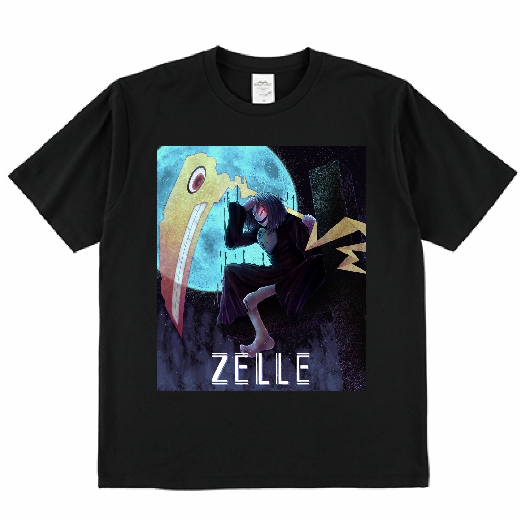 Tシャツ -Zelle ゾグゾ- BLACK/WHITE