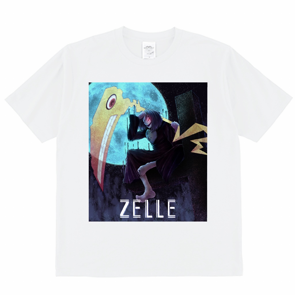 Tシャツ -Zelle ゾグゾ- BLACK/WHITE
