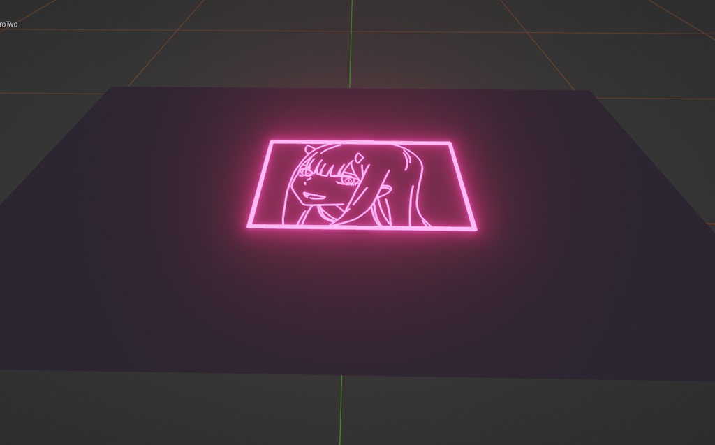 ZeroTwo Neon Sign - The-Fish-Tank - BOOTH