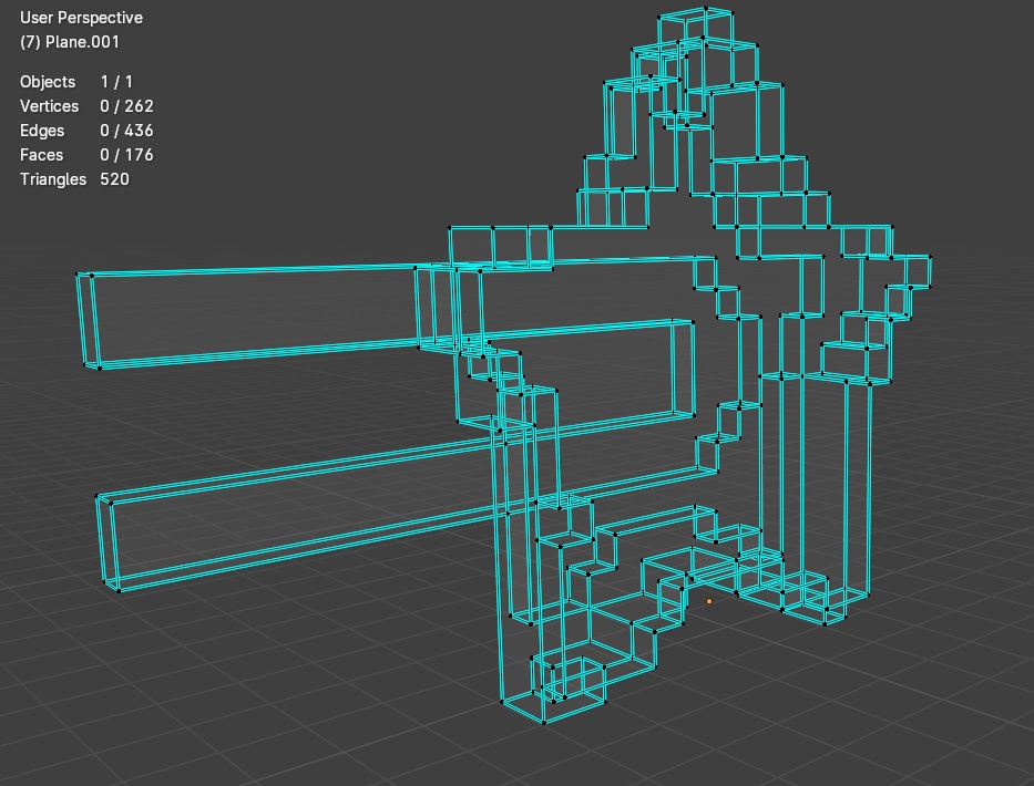 8-Bit & 16 Bit Star shaped hair pin