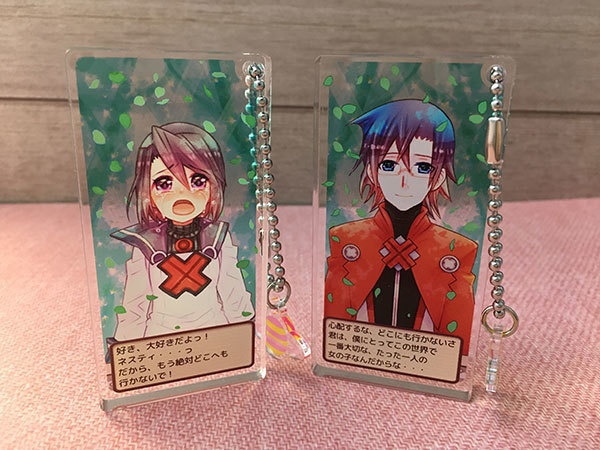 ネストリ ペア・アクリルドミノストラップ