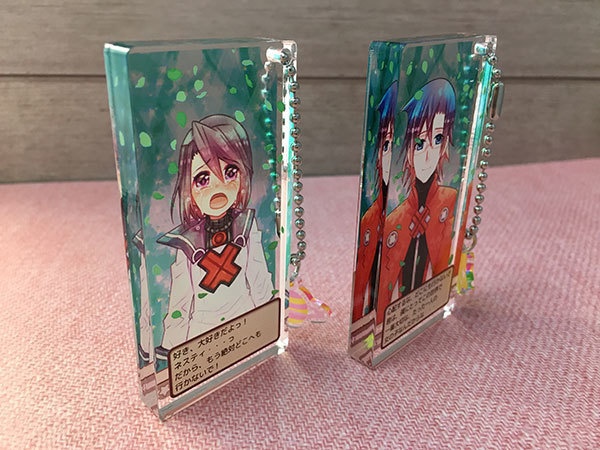 ネストリ ペア・アクリルドミノストラップ