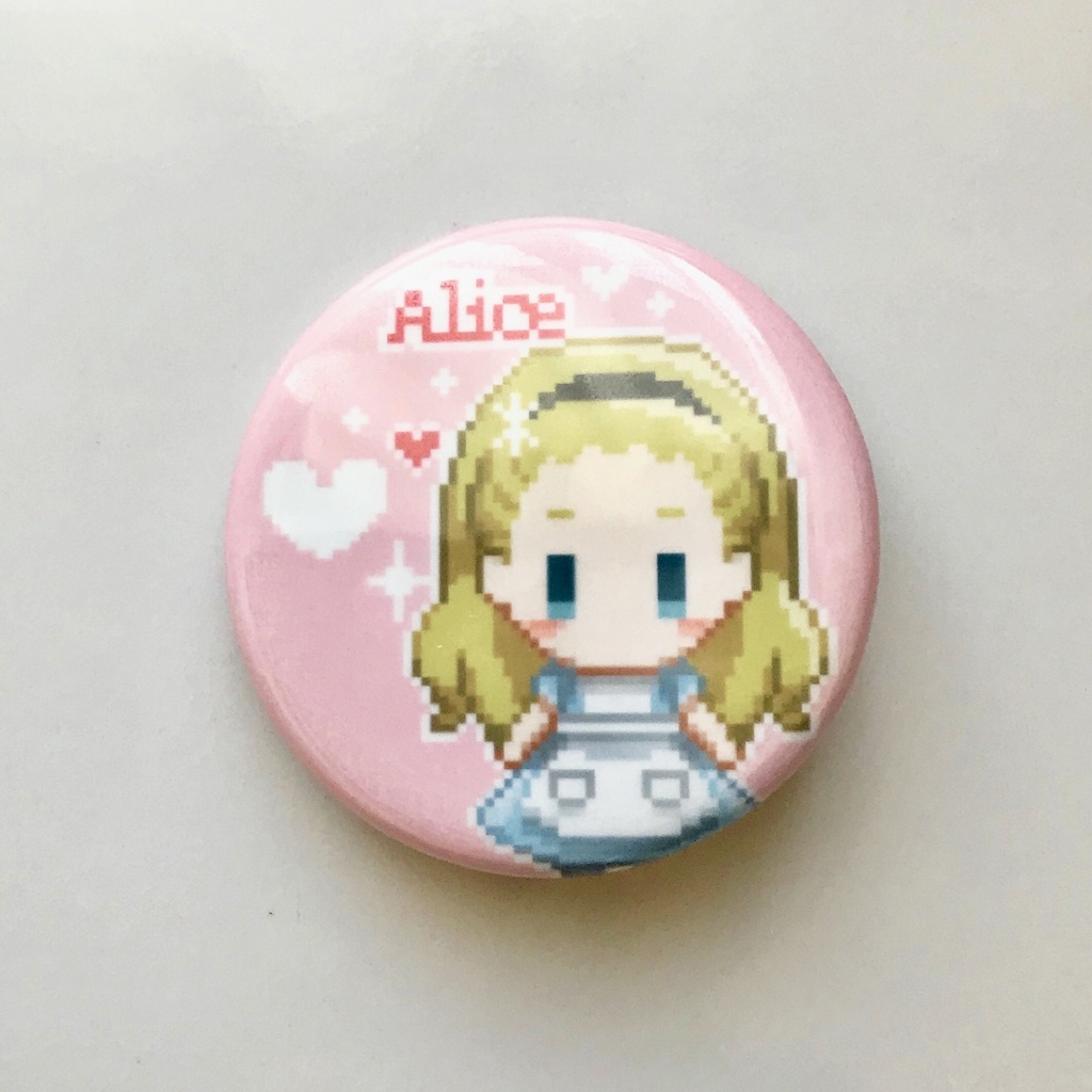 ドットアリス 缶バッジ32mm