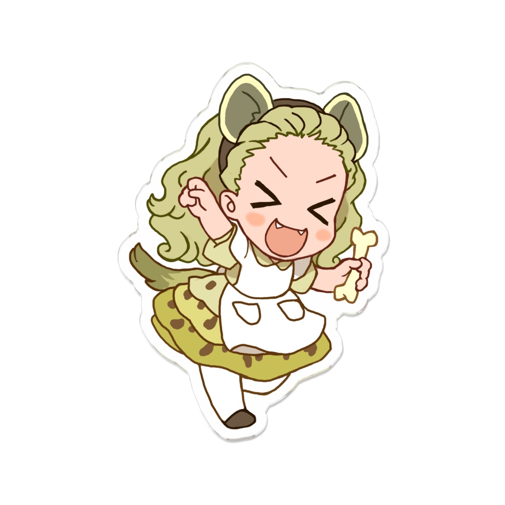 ハイエナアリス アクリルバッジ