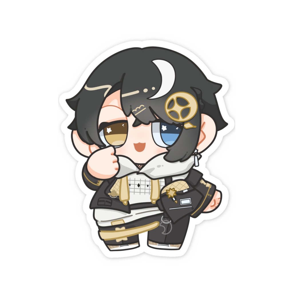 ステッカー 彗月夜