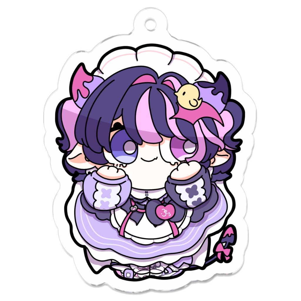 アクリルキーホルダー ぷぅ隊長