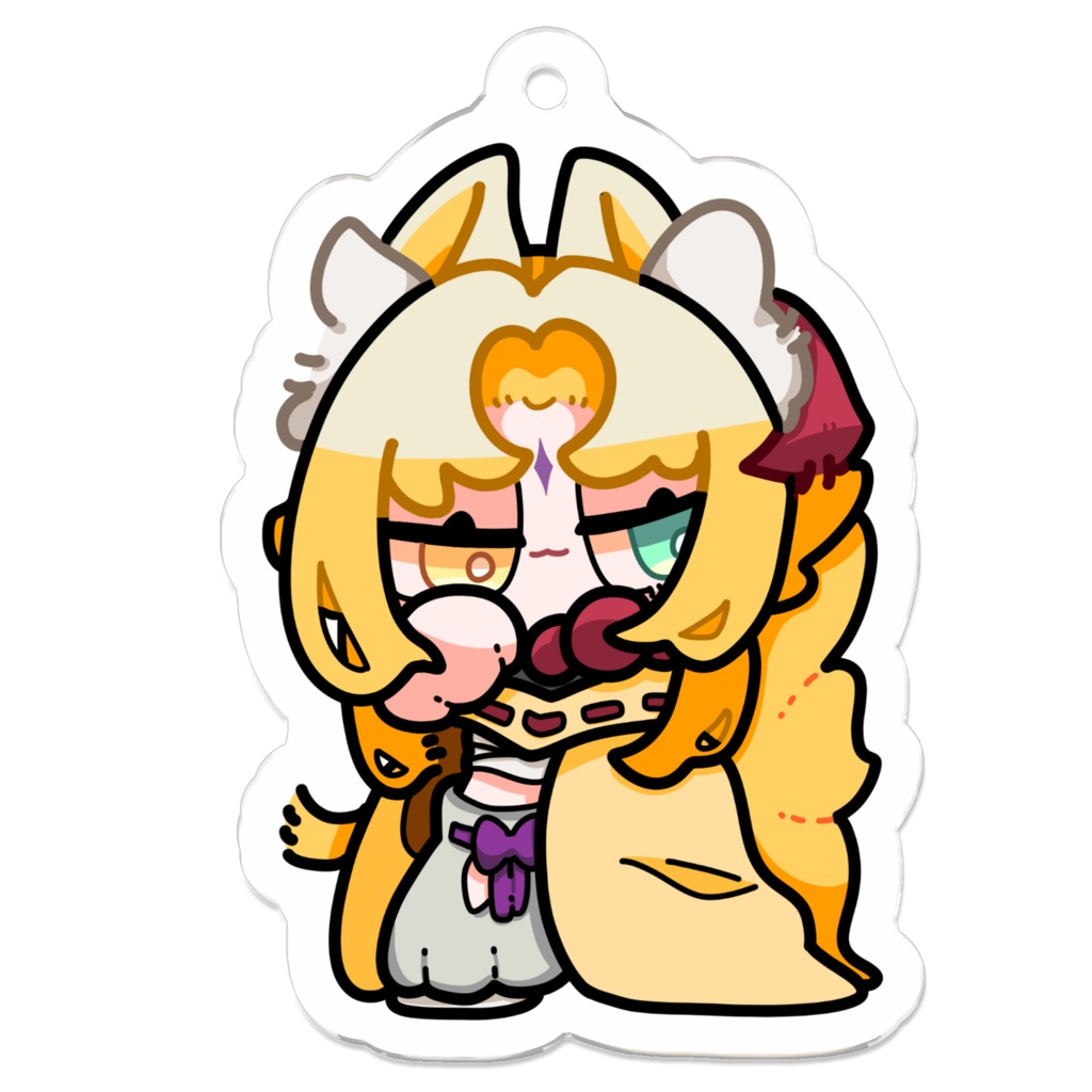 アクリルキーホルダー 狐ノ詠黄泉